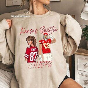 Kansas City Chiefs Swiftie Travis Game Day Sweatshirt NFL Fan Apparel 79